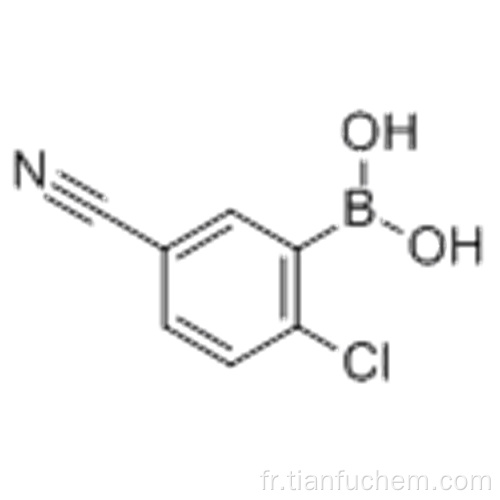 Acide boronique, B- (2-chloro-5-cyanophényl) CAS 936249-33-1